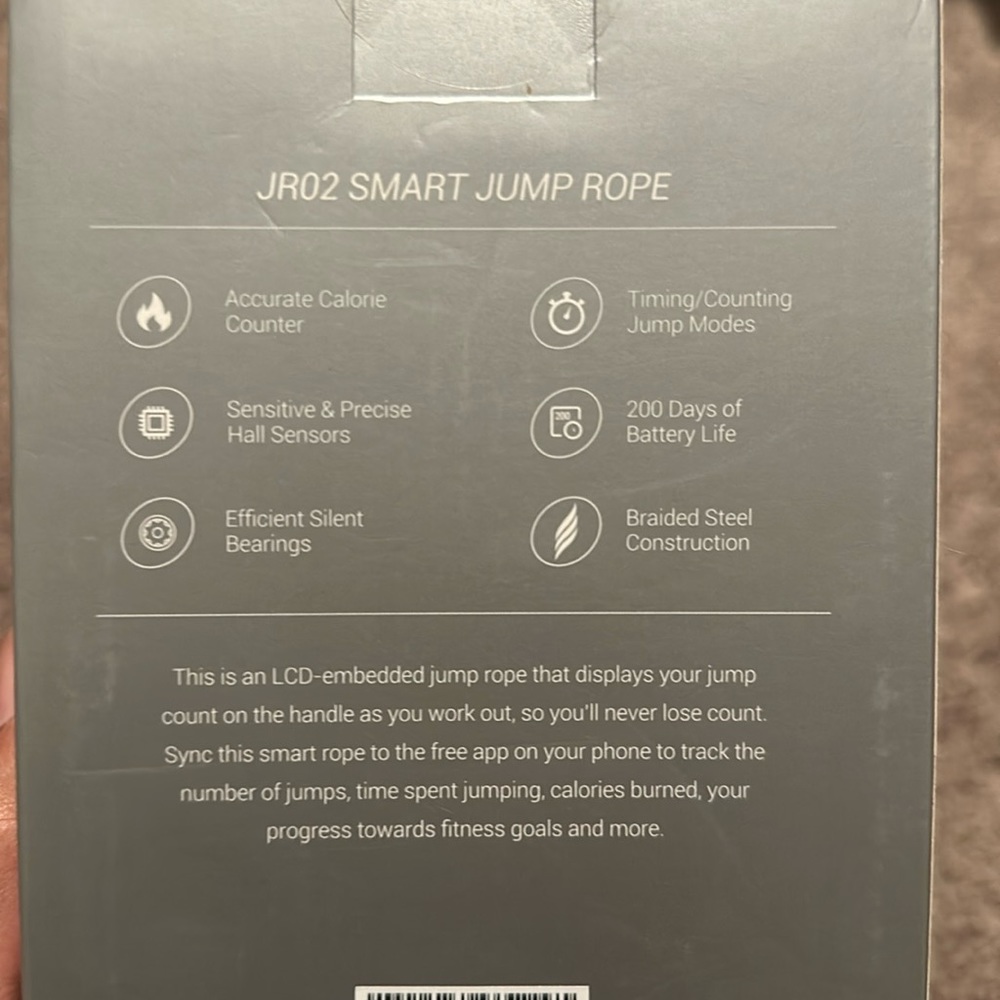 JR02 LETSFIT SMART JUMP ROPE - Picture 4 of 5